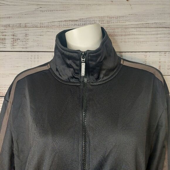 Men's Full Zipper Black Sweater - Picture 5 of 9